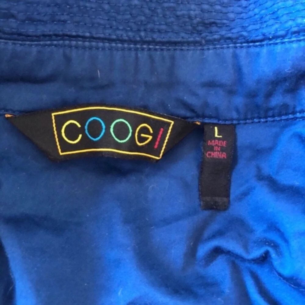 COOGI blue mini dress